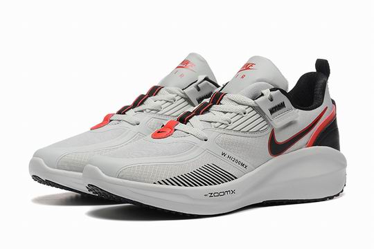 Nike Zoomx w h1200mx Men's Running Shoes Light Grey Black Red-07